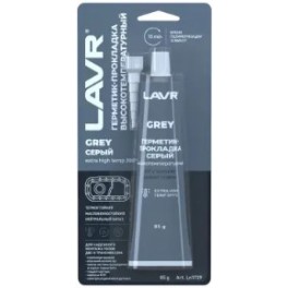 Герметик-прокладка серый высокотемпературный Grey LAVR  Ln1739 85г ( уп.12 шт) Герметик-прокладка серый высокотемпературный Grey LAVR  Ln1739 85г ( уп.12 шт)