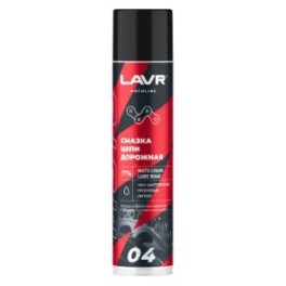 Смазка цепи дорожная  LAVR MOTO  Ln7714 400 мл ( уп.12 шт)