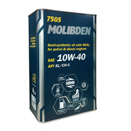 Масло Mannol Molibden 10w40 4 л