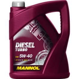 Масло Mannol Diesel Turbo 5w40 5 л