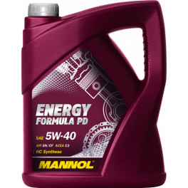 Масло Mannol Energy Formula PD 5w40 5 л Масло Mannol Energy Formula PD 5w40 5 л