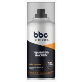 Удалитель наклеек, BiBiCare 210 мл 4404bbc ( уп.12 шт)