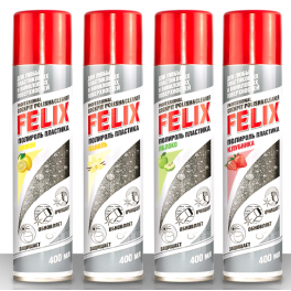 Полироль пластика FELIX аэр Клубника 0,4 л