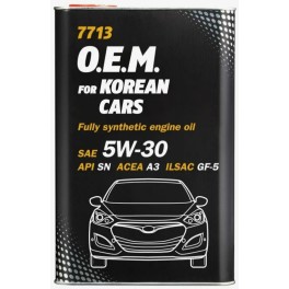 Масло Mannol 5w30 for Korean 1 л Масло Mannol 5w30 for Korean 1 л