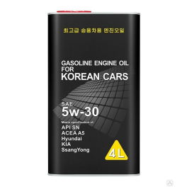 Масло KOREAN CARS FANFARO 5W30 4 л Масло KOREAN CARS FANFARO 5W30 4 л
