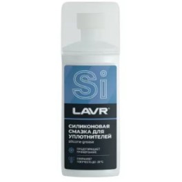 Cмазка cиликоновая для уплотнительных резинок Губка-аппликатор, LAVR Ln1540 100 мл (акция)