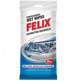 Салфетки влажные FELIX для стекол