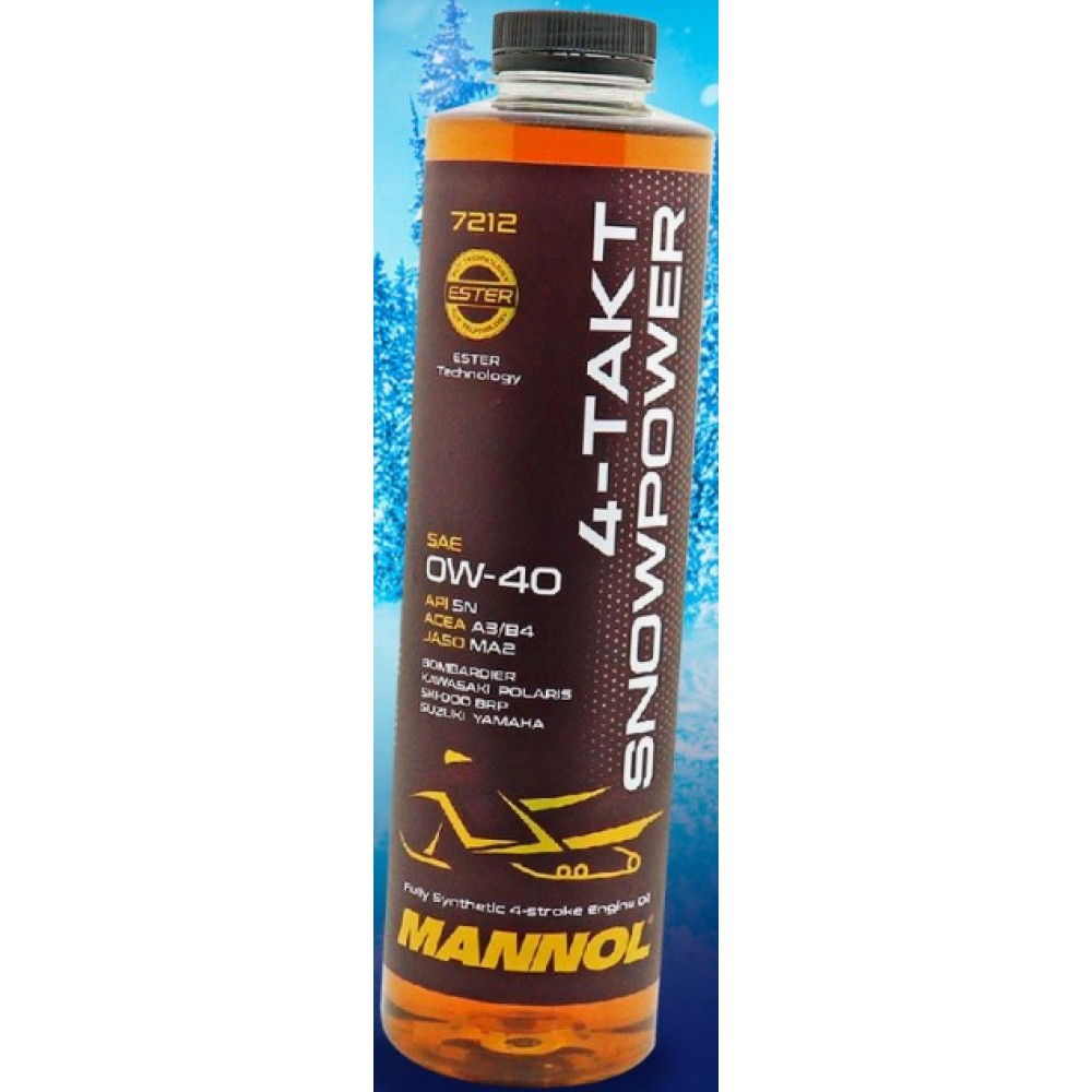 Масло Mannol SNOWPOWER 4Т 1 л