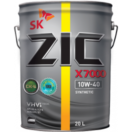 ZIC X7000 10W-40 (CK-4) (20 л)