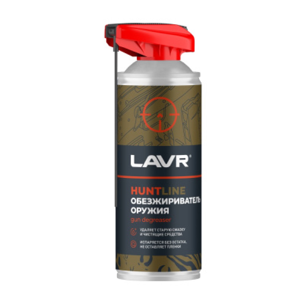 Обезжириватель оружия HUNTLINE LAVR (520 мл) Обезжириватель оружия HUNTLINE LAVR (520 мл)