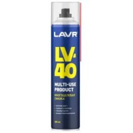 Смазка многоцелевая LV-40, LAVR  Ln1485 400 мл ( уп.12 шт)