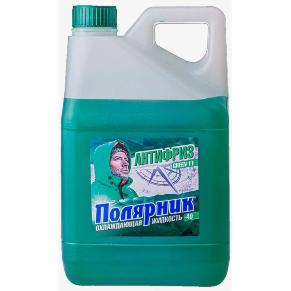 Антифриз "Полярник" (-40) зеленый 3 кг