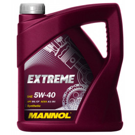 Масло Mannol Extreme 5w40 4 л