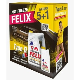 Антифриз FELIX TYPE D 5 кг Антифриз FELIX TYPE D 5 кг