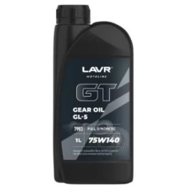 Трансмиссионное масло GT GEAR OIL 75W140 1 л Трансмиссионное масло GT GEAR OIL 75W140 1 л