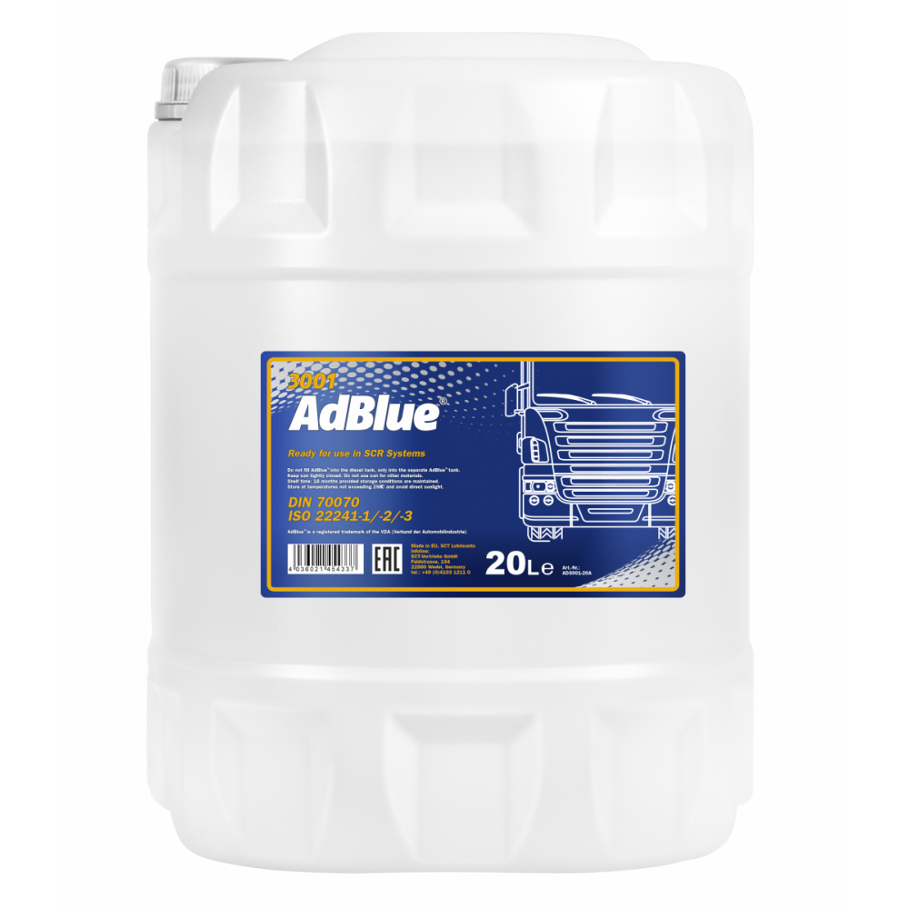 Мочевина Mannol (SCR) AdBlue 20 л